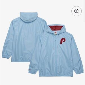 Mitchell & Mess Phillies lightweight jacket NWT